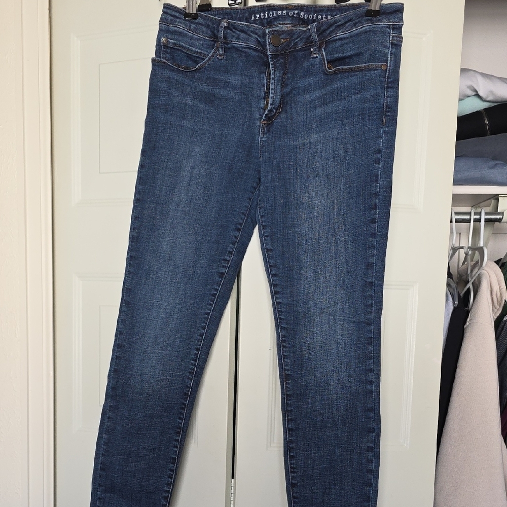 Articles Of Society Dark Blue Skinny Jeans
